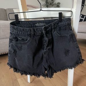 Wild fable, distressed, jean shorts, size 6